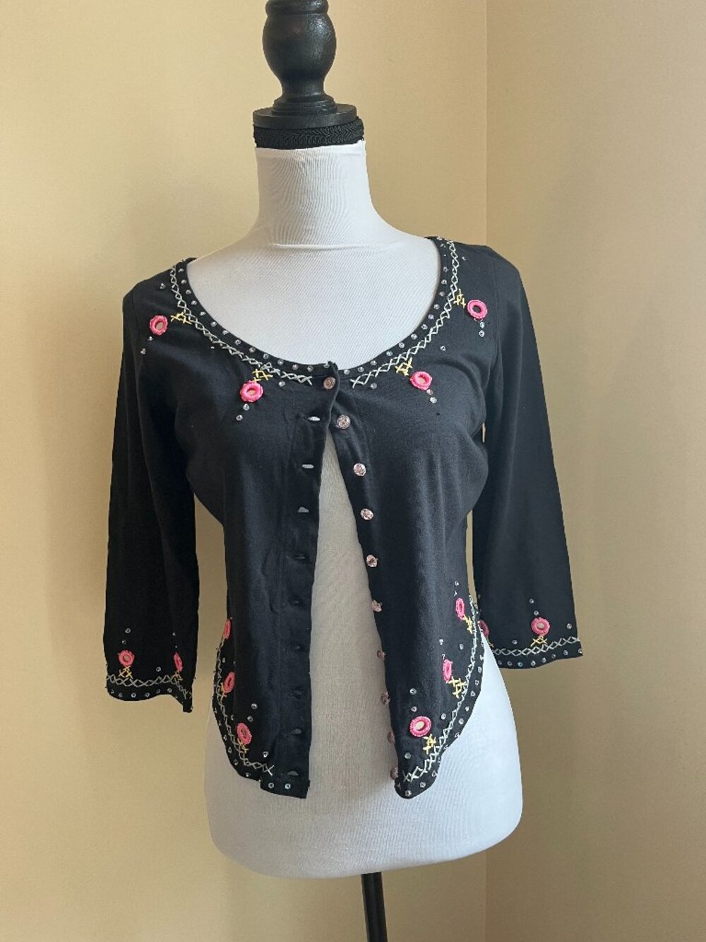 Vintage Betsey Johnson Cardigan, Size Small, NEW WITH TAGS